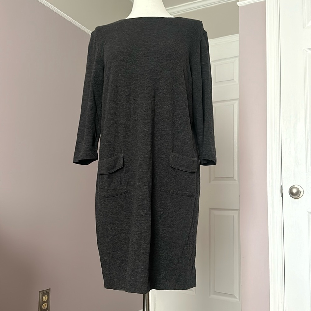 J Jill gray dress, size L
